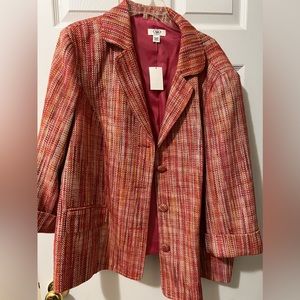Multicolored tweed jacket